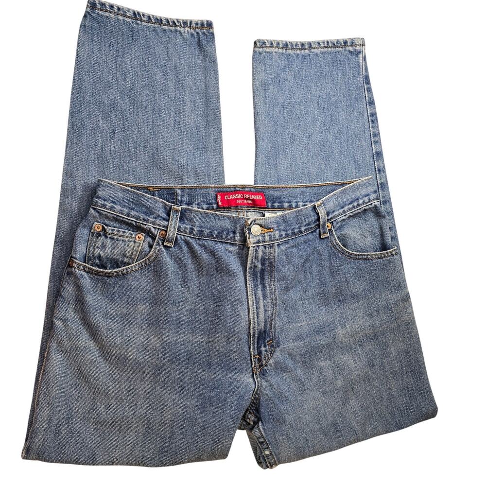 Levis 550 Classic Relaxed Straight Jeans Womens Size 16M